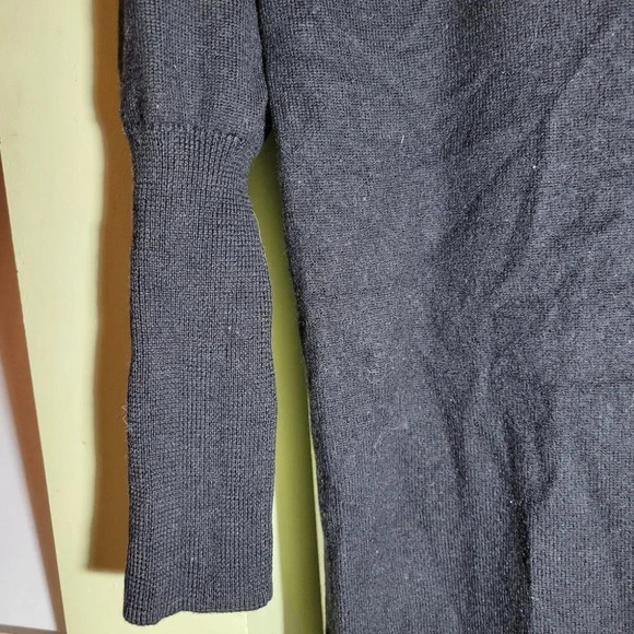 Aritzia Wilfred sweater dress wool Cyprie Dress Mock-neck With Slit Black XS - Picture 5 of 13